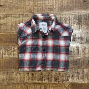 YoungLA Snap Button Flannel Shirt